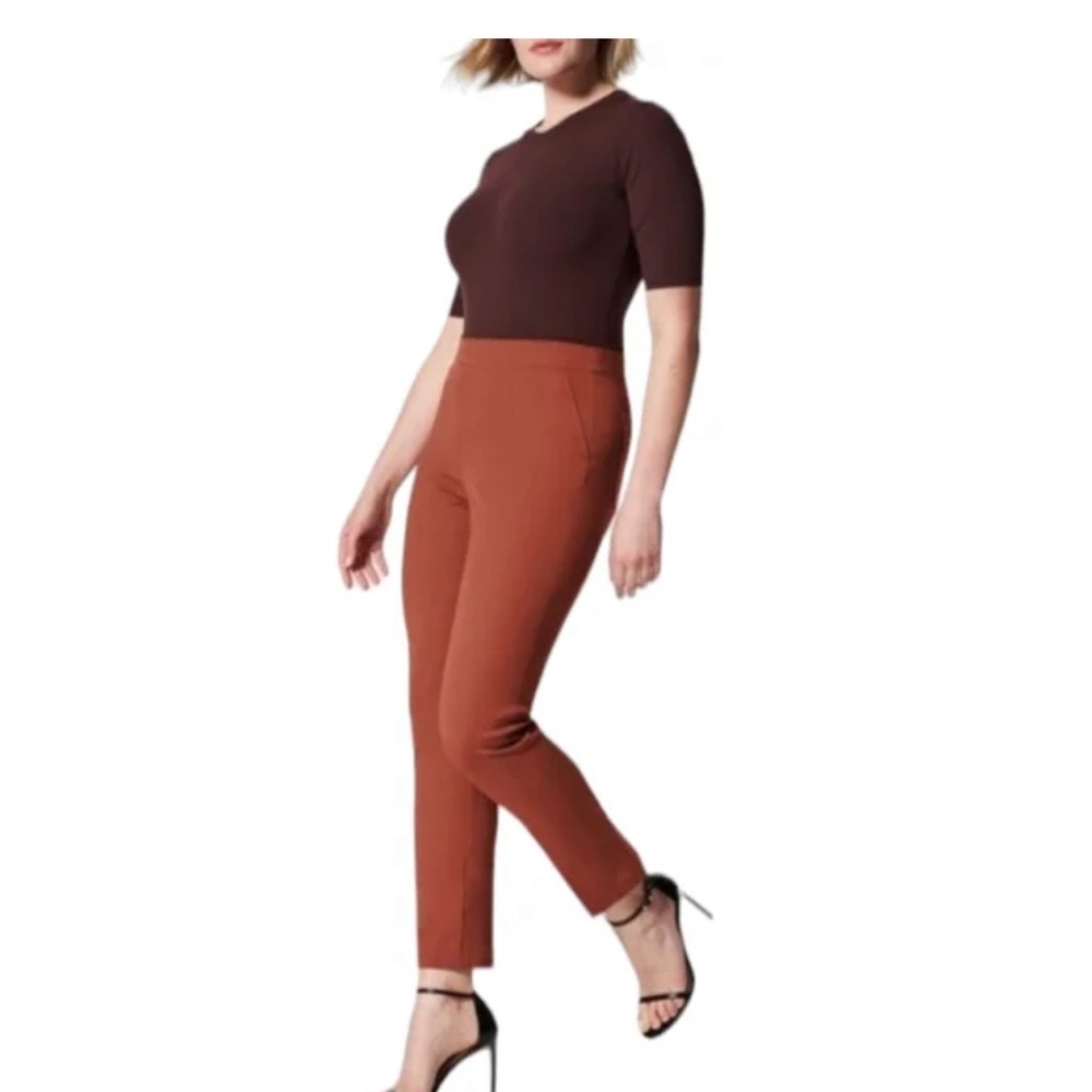 Spanx on the go slim straight leg pants size M